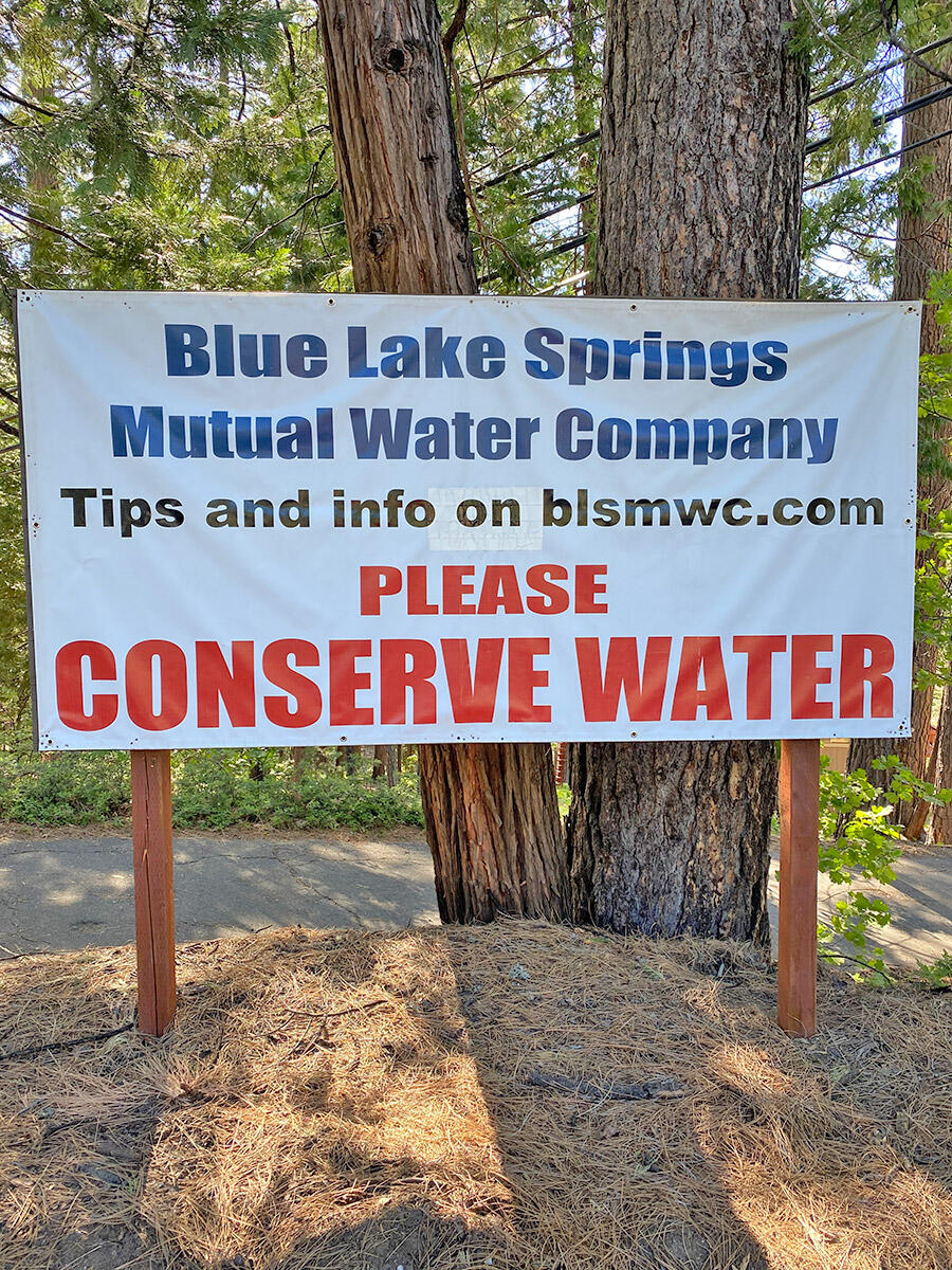 Blue Lake Springs Mutual Water Company Arnold, CA